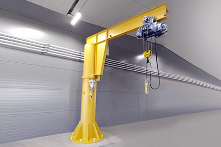 Column mounted jib crane