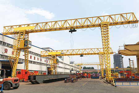 Double cantilever MH Truss-type Single girder gantry crane