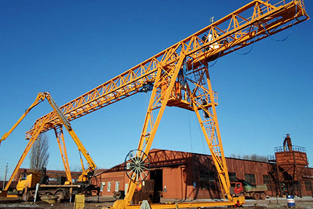 Single cantilever MH Truss-type Single girder gantry crane